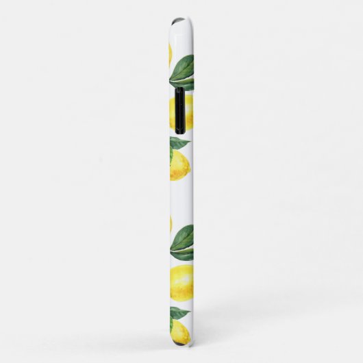 Gele Waterverf Vruchtpatroon Case-Mate iPhone Case (Achterkant/rechts)