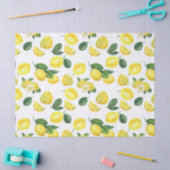 Gele Waterverf Vruchtpatroon Tissuepapier (Craft)
