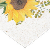 Gele Waterverf Zonnebloemen Lange Tafelloper (Hoek)