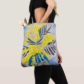 Gele Wattle Australische inheemse bloem Tote Bag (Dichtbij)