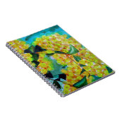 Gele Wattle inheemse Australische bloem kunst Notitieboek (Rechterzijde)