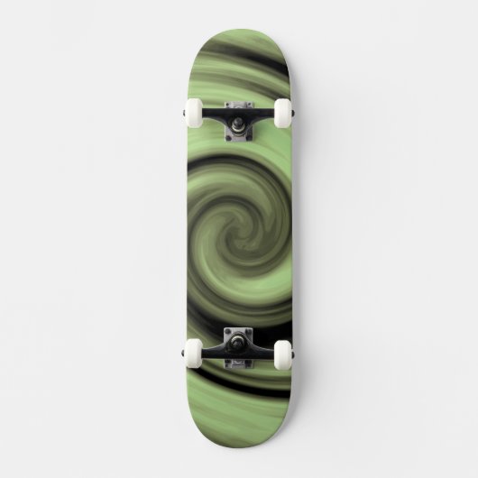 Gele Werveling Skateboard (Voorkant)