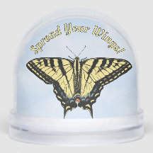 Gele Westerne Swallowtail Butterfly gepersonalisee