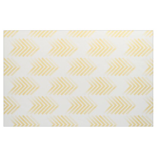 Gele White Tribal Arrow Pattern Fabric Stof (Fat Quarter)