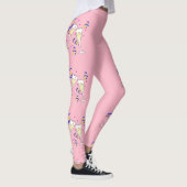 gele wijn op roze leggings (Rechts)