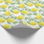 Gele wijnstokken met groene kleur en met grijs cadeaupapier (Hoek)