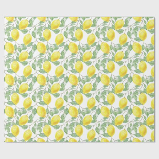 Gele wijnstokken met groene kleur en met grijs cadeaupapier (Vlak)