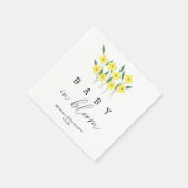 Gele Wildbloemen - Baby in bloei Servet (Hoek)