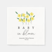 Gele Wildbloemen - Baby in bloei Servet (Voorkant)