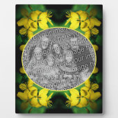 Gele Wildbloemen Creëer Uw eigen foto Fotoplaat (Voorkant)