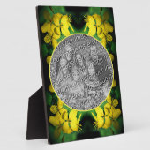 Gele Wildbloemen Creëer Uw eigen foto Fotoplaat (Zijkant)