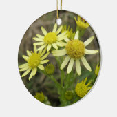  Gele Wildbloemen Keramisch Ornament (Links)