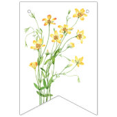 Gele Wildbloemen Lief Zestien Verjaardagsfeest Vlaggetjes (Eerste vlag)