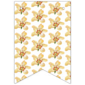 Gele Wildbloemen Lief Zestien Verjaardagsfeest Vlaggetjes (Derde vlag)