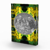 Gele Wildbloemen Lijst Creëer Uw Eigen Fotoblokken (Rechts)