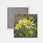  Gele Wildbloemen Magnet (Voorkant / Achterkant)