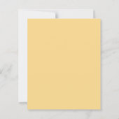 Gele Wildbloemen Witte Daisies 80ste verjaardag (Achterkant)