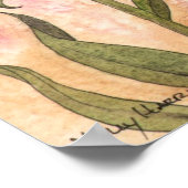 Gele Wilde Bloem Fee Native Amerikaanse Poster (Hoek)