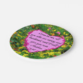 GELE WILDE BLOEM MATTHEÜS 11:28 FOTOONTWERP PAPIEREN BORDJE (Gekanteld)