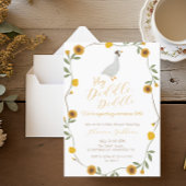 Gele wilde bloem Moeder Goose Nursery Rhyme Kaart