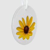 Gele wilde bloem ornament (voorkant)