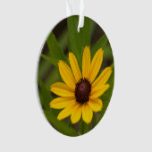 Gele wilde bloem ornament (voorkant)