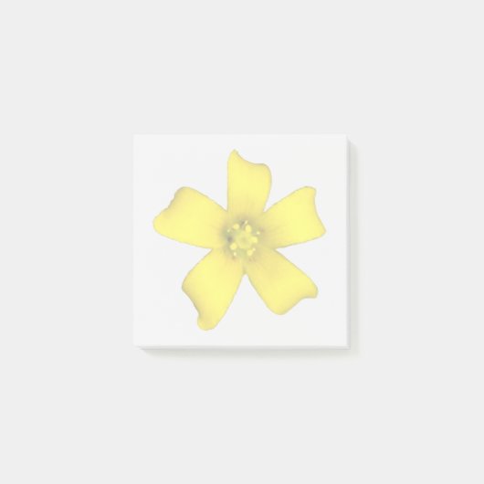 Gele wilde bloem plakbriefjes post-it® notes (Voorkant)