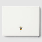 Gele wilde bloem zoet als bijenneutraal Baby showe Gastenboek (Achterkant)