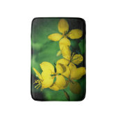 gele wilde bloemen badmat (Voorkant Verticaal)
