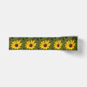Gele wilde bloemen grosgrain lint (Voorkant)