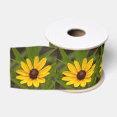 Gele wilde bloemen grosgrain lint (Spoel)