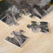 Gele wilde bloemen in rotsolie legpuzzel (Zijkant)