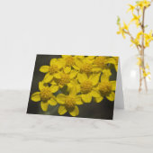 Gele wilde bloemen kaart (Gele Bloem)