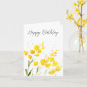 Gele wilde bloemen kaart (Gele Bloem)