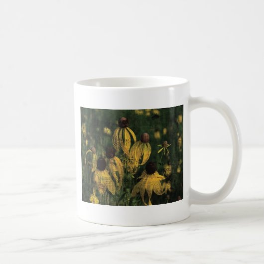 Gele wilde bloemen koffiemok (Rechts)