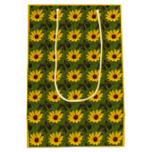 Gele wilde bloemen medium cadeauzakje (Achterkant)