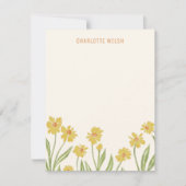 Gele wilde bloemen - Persoonlijke artikelen Bedankkaart (Voorkant)