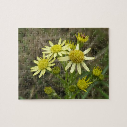 gele wilde bloemen Puzzle Legpuzzel (Horizontaal)