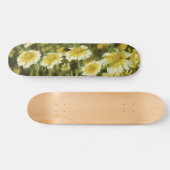 Gele wilde bloemen skateboard (Horizontaal)