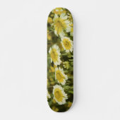 Gele wilde bloemen skateboard (Voorkant)