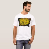 Gele wilde bloemen t-shirt (Voorkant volledig)