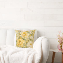 Gele Wilde Bloemenweide Cottagecore Bloemstuk 