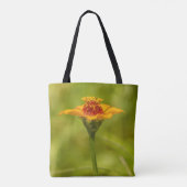Gele Wilde Vloer Tote Bag (Achterkant)