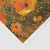 Gele Wildflower Impressionist Decoupage Tissuepapier (Detail)