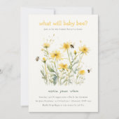 Gele Wildflower Mum om neutraal te zijn Geslacht o Kaart (Voorkant)