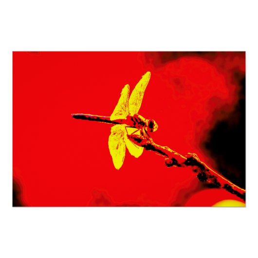 Gele wings perfect poster (Voorkant)