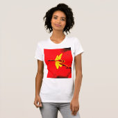 Gele wings t-shirt (Voorkant volledig)