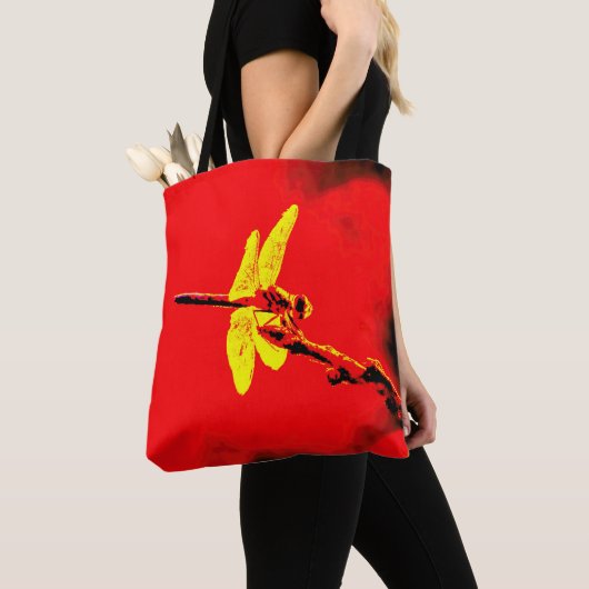 Gele wings tote bag (Dichtbij)