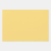 Gele, witte bloemen op tijgerachtergrond inpakpapier vel (Voorkant 2)