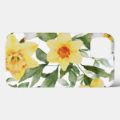 Gele, witte en groene Floral Daffodils Case-Mate iPhone Case (Achterkant (horizontaal))